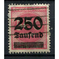 Рейх (Веймарская республика) - 1923 - Надпечатка нового номинала 250 Tsd на 500 M - [Mi.295] - 1 марка. Гашеная.  (Лот 49BH)