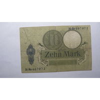 Германия Ro27а . 10 марок 1908 г. ( 6 цифр в номере )