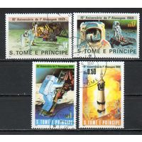 Космос Сан Томе и Принсипи 1980 год серия из 4-х марок