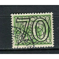Нидерланды - 1940 - Цифры. Надпечатка нового номинала 70С на 3С - [Mi.370] - 1 марка. Гашеная.  (Лот 40DX)-T2P24