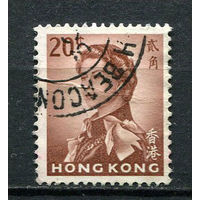 Британский Гонконг - 1962/1973 - Королева Елизавета II 20С - [Mi.199Xy] - 1 марка. Гашеная.  (LOT AG20)