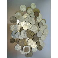 Монеты СССР, 1961-1991, 110шт одним лотом
