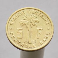 Бельгийское Конго."Руанда - Урунди" 5 франков 1952