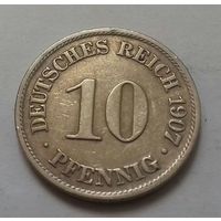 10 пфеннигов, Германия 1907 A