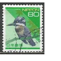 Япония. Птицы. Большой пёстрый зимородок. 1994г. Mi#2201.