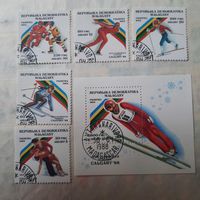 Мадагаскар 1988. Зимняя олимпиада Калгари-88