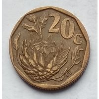 ЮАР 20 центов 1993 г.