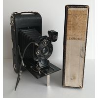 Редкая модель фотоаппарата IHAGEE  Photoklapp Ultrix c объективом COMPUR  в родной упаковке ( D.R.P. / D.R.G.M. Германия.)