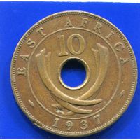 Британская Восточная Африка 10 центов 1937