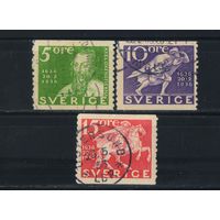 Швеция 1936 300-летие шведской почты Почтальон #227-9