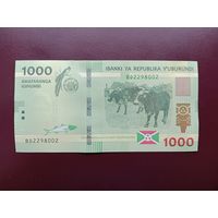 Бурунди 1000 франков 2021 UNC