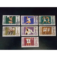 Монголия 1980 Спорт. Олимпиада. Полная серия 7 марок