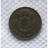 Бельгия 1 франк, 1973 Надпись на голландском - 'BELGIЁ'