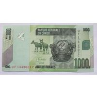 Конго 1000 франков 2022 г.