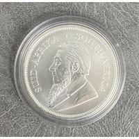 Серебряная монета ЮАР "Крюгерранд", 31,1 г чистого серебра 2023 год