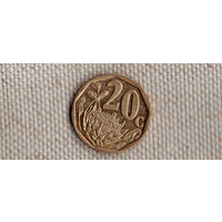 ЮАР/Южная Африка 20 центов 2009/2010