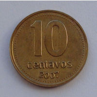 Аргентина 10 сентаво. 2007