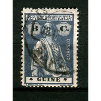 Португальские колонии - Гвинея - 1914/1921 - Жница 8C перф. 15:14 - [Mi.142Ax] - 1 марка. Гашеная.  (Лот 75BF)