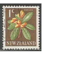 Новая Зеландия. Цветы. Коринакарпус. 1967г. Mi#457.