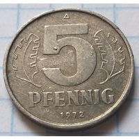 Германия - ГДР 5 пфеннигов, 1972     ( 2-8-5 )