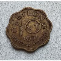 Цейлон 10 центов, 1951 1-8-35