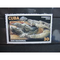 Куба, крокодил.  2008г.  см. условие.