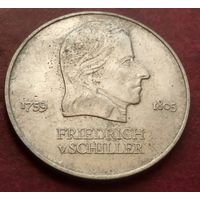 Германия - ГДР 20 марок, 1972 Фридрих фон Шиллер