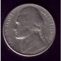 5 центов 1990 год Р США