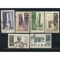 Польша ПНР 1964-8 Памятники борьбы поляков во 2-й мировой войне #1534,1757-8,1887-8