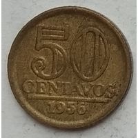 Бразилия 50 сентаво 1956 г. Герб