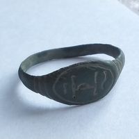 Старинный перстень с монограммой IHS  (2)