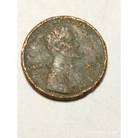 США 1 цент 1977  S . года .