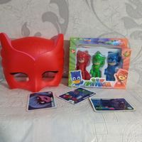 Герои в масках, маска Аллет и игрушки + карточки