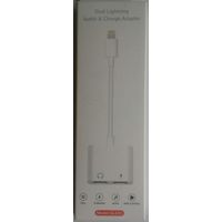 Переходник для iPhone - Штекер Lightning на 2 Гнезда Lightning, new ; 5 руб