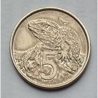 Новая Зеландия 5 центов 2002 г.