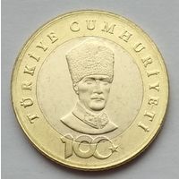 Турция 5 лир 2023 г. 100 лет со дня основания Республики