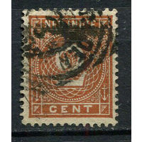 Нидерландская Индия - 1883/1899 - Цифры 2С - [Mi.18b] - 1 марка. Гашеная.  (Лот 68EV)-T25P1