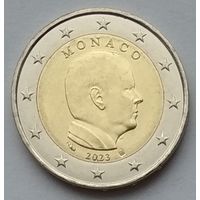 Монако 2 евро 2023 г.