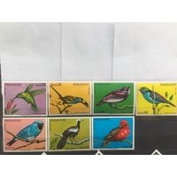 Парагвай. Птицы (серия из 7 марок)