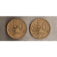 ЮАР/Южная Африка 50 центов 1991/1995/1996/1997