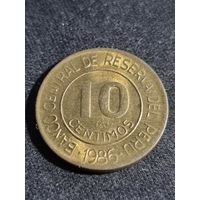 Перу 10 сентимо 1986