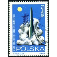 Исследование космоса Польша 1964 год 1 марка