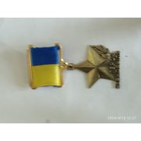 Медаль звания Герой Чернобыля (Украина) латунь реплика
