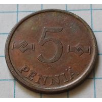 Финляндия 5 пенни, 1972      ( 3-3-3 )