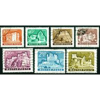 Замки Венгрии 1961 год 7 марок
