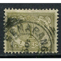 Нидерландская Индия - 1902 - Цифры 1C - [Mi.41] - 1 марка. Гашеная.  (Лот 75EV)-T25P1