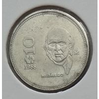 Мексика 10 песо 1988 г. В холдере
