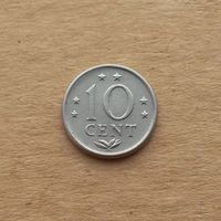 Нидерландские Антильские острова, 10 центов 1976 г.