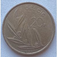 Бельгия 20 франков 1992 г. Belgie