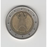 2 евро Германия 2017 D Лот 7431